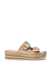 Moda in Pelle Nestta Double Buckle Sandals - Image 1 of 4