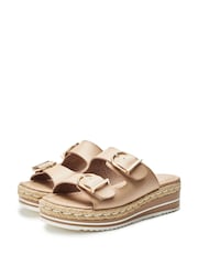 Moda in Pelle Nestta Double Buckle Sandals - Image 2 of 4