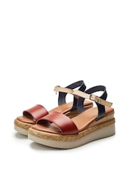 Moda in Pelle NYX Two Part Wedge Sandals - Image 2 of 4