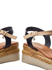 Moda in Pelle NYX Two Part Wedge Sandals - Image 4 of 4