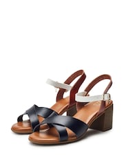 Moda in Pelle Novie Cross-Over Block Heel Sandals - Image 2 of 4