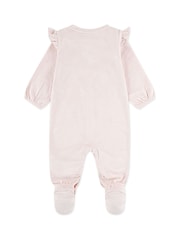 Huggies Striped Footed Zip Sleepsuit - Image 5 of 6
