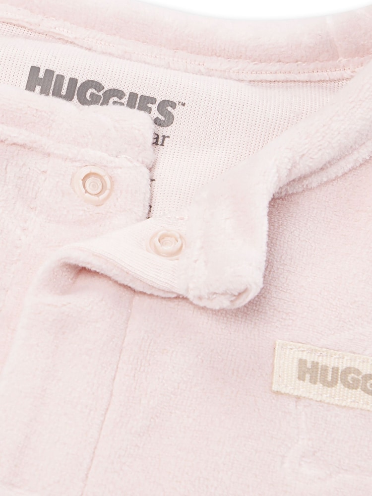 Huggies Striped Footed Zip Sleepsuit - Image 6 of 6 Huggies Striped Footed Zip Sleepsuit - Image 6 of 6