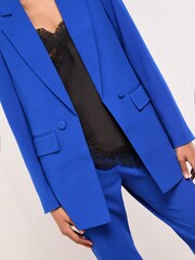 Lipsy Cobalt Blue Relaxed Blazer - Image 3 of 4