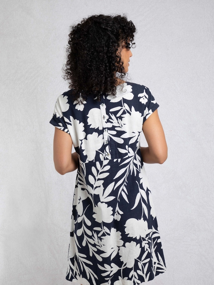 Weird Fish Orlando Linen Rich Pocket Dress - Imagem 2 de 7