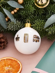 Victoria Eggs Gold and Black City of London Bauble - Image 2 of 5