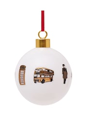 Victoria Eggs Gold and Black City of London Bauble - Image 4 of 5