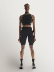 On Black Studio Tights Shorts - Image 1 of 6