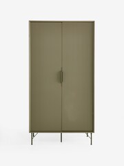 MADE.COM Green Elian Double Wardrobe - Image 1 of 2