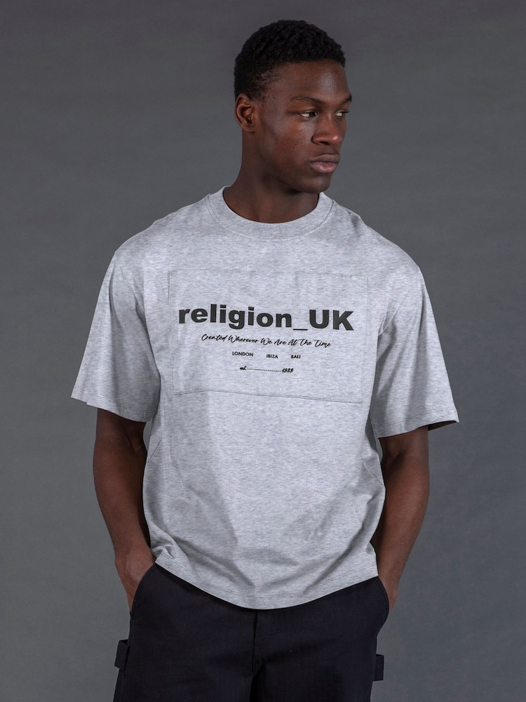 Religion Grey UK T-Shirt - Image 1 of 4