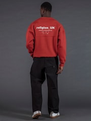 Religion Red UK Sweat Top - Image 4 of 4