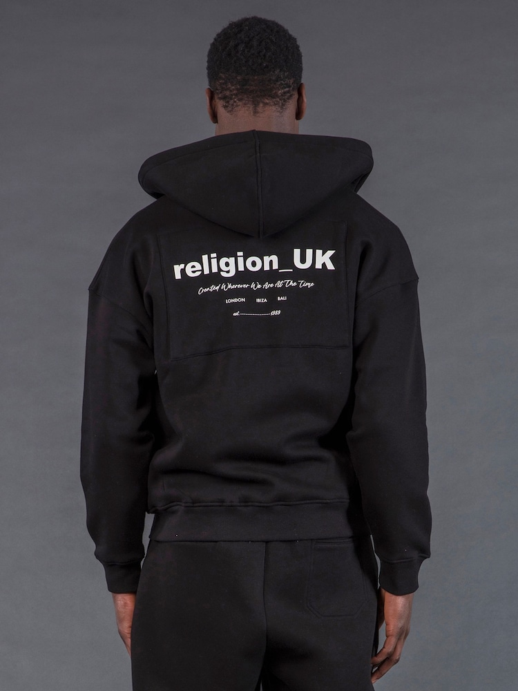 Religion Black UK Hoodie - Image 2 of 4