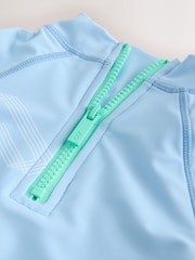 Baker by Ted Baker Blue Swim Top Shorts and Hat Set - صورة 4 من 6