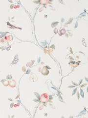 Sanderson Natural Fruit Aviary A4 Wallpaper Sample - Image 1 of 1
