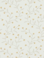 Sanderson Yellow Everly A4 Wallpaper Sample - Image 1 of 1