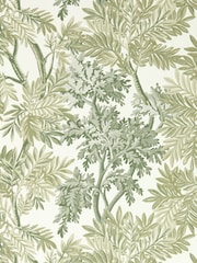 Sanderson Green Tapestry Trees A4 Wallpaper Sample - Image 1 of 1