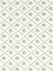 Sanderson Green Fairdown A4 Wallpaper Sample - Image 1 of 1