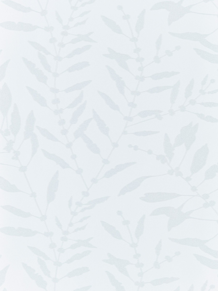 Harlequin White Chaconia Shimmer Wide Width Purity Edit A4 Wallpaper Sample - Image 1 of 1