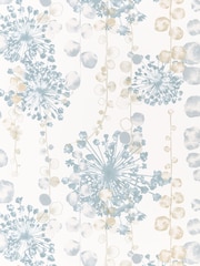 Harlequin Blue Moku Wide Width Purity Edit A4 Wallpaper Sample - Image 1 of 1