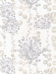 Harlequin White Moku Wide Width Purity Edit A4 Wallpaper Sample - Image 1 of 1