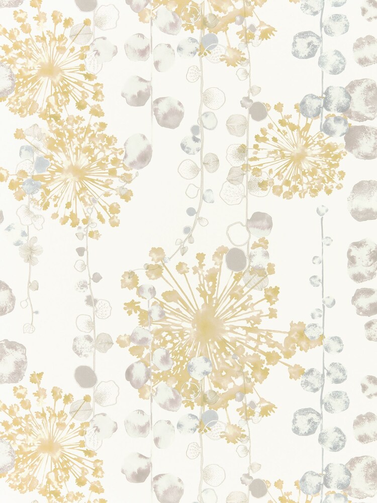 Harlequin White Moku Wide Width Purity Edit A4 Wallpaper Sample - Image 1 of 1