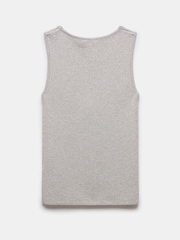 Mint Velvet Silver Knit Asymmetric Waistcoat - Image 7 of 7