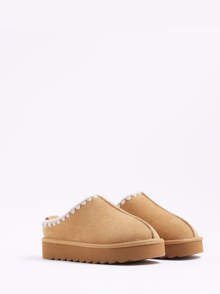 River Island Girls Whipstitch Slippers - Bild 2 von 5