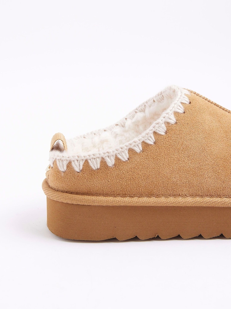 River Island Girls Whipstitch Slippers - Bild 5 von 5