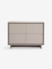 MADE.COM Natural Greige Wood Effect Kaci Drawer Small Chest - Image 1 of 2