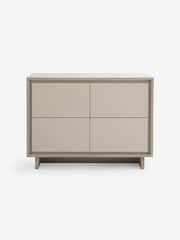 MADE.COM Natural Greige Wood Effect Kaci Chest - Image 4 of 5