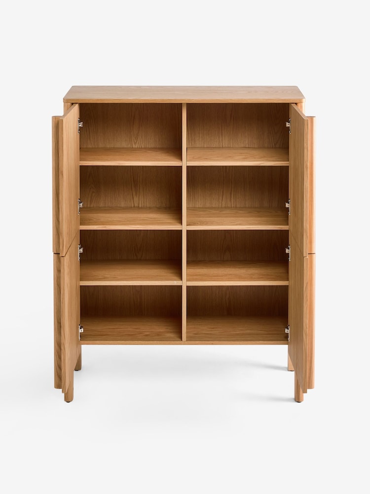 MADE.COM Oak Reeve Tall Large Sideboard - Image 6 of 6 MADE.COM Oak Reeve Tall Large Sideboard - Image 6 of 6