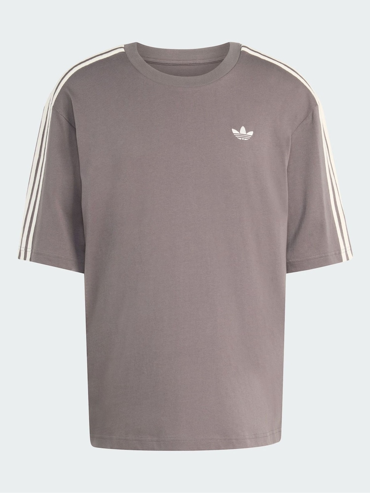 T-shirt oversize Adidas Original Adicolour 3 rayures - Image 5 de 5