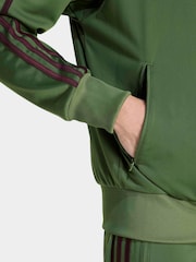 adidas Originals Olive Green Firebird Track Top - Image 5 of 6