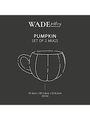 Wade Set of 2 Pumpkin Mugs - Bild 10 von 12