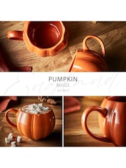 Wade Set of 2 Pumpkin Mugs - Bild 2 von 12