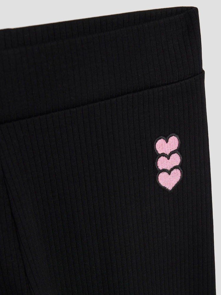 River Island Black Girls Zip Thru Hoodie Leggings Set - Image 5 of 5