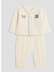 River Island Cream Baby Boys Baseball Set - Image 1 of 4