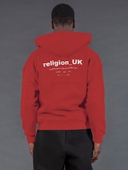 Religion Red UK Hoodie - Image 2 of 4