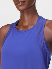Sweaty Betty Blue Breathe Easy Mesh Run Tank Top - Image 3 of 7