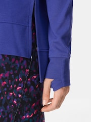 Sweaty Betty Blue After Class Longline Sweatshirt - Image 4 of 7