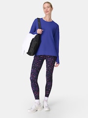 Sweaty Betty Blue After Class Longline Sweatshirt - Image 6 of 7