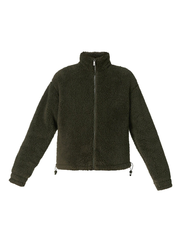 Sweaty Betty Green Black Canyon Fleece Zip-Up Sweatshirt - Image 8 of 8 Sweaty Betty Green Black Canyon Fleece Zip-Up Sweatshirt - Image 8 of 8