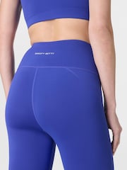 Sweaty Betty Black Charcoal 7/8 Length All Day 7/8 Embossed Leggings - Image 6 of 10