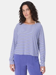 Sweaty Betty White Essential Slash Neck T-Shirt - Image 1 of 6