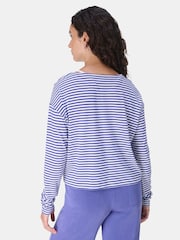 Sweaty Betty White Essential Slash Neck T-Shirt - Image 2 of 6