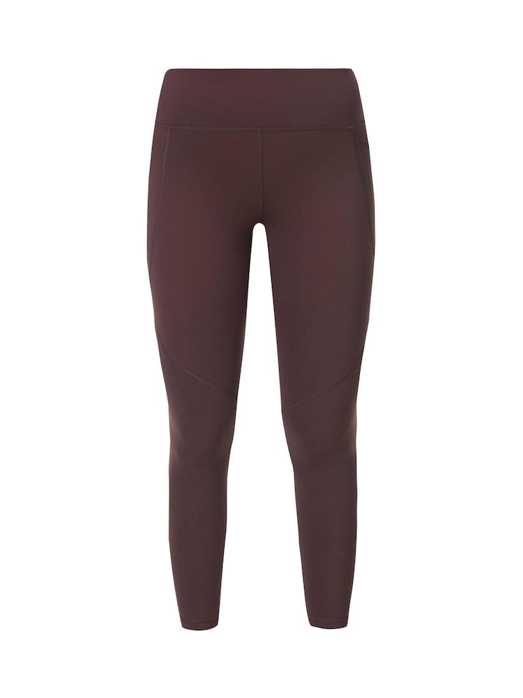 Sweaty Betty Sable Brown 7/8 Length Power Embossed Workout Leggings - Image 9 of 9