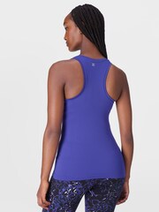 Sweaty Betty Blue Athlete Seamless Workout Tank Top - Image 2 of 7