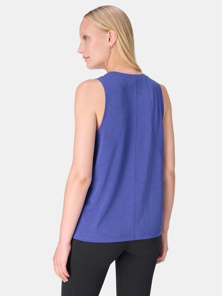Sweaty Betty Blue Soft Flow Studio Vest - Image 2 of 7 Sweaty Betty Blue Soft Flow Studio Vest - Image 2 of 7