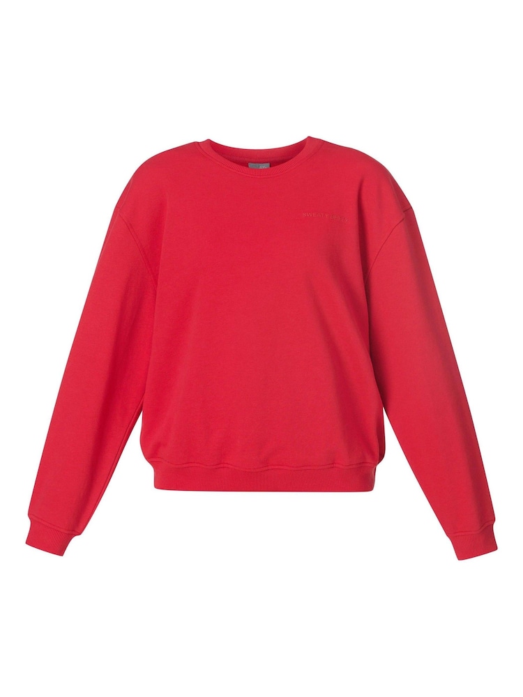 Sweaty Betty Red Green Revive Crew Neck Sweatshirt - Image 6 of 6 Sweaty Betty Red Green Revive Crew Neck Sweatshirt - Image 6 of 6