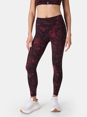 Sweaty Betty Red Full Length Power Workout Leggings - Image 1 of 9